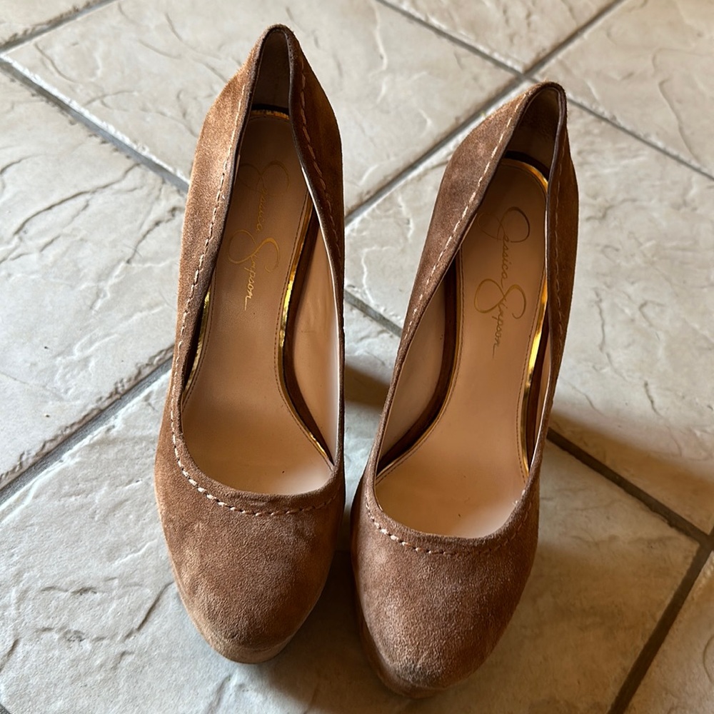 Jessica Simpson Brown Heels